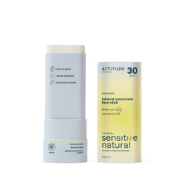 ATTITUDE Tyčinka na obličej SPF 30  pro atopickou pokožku 20 g