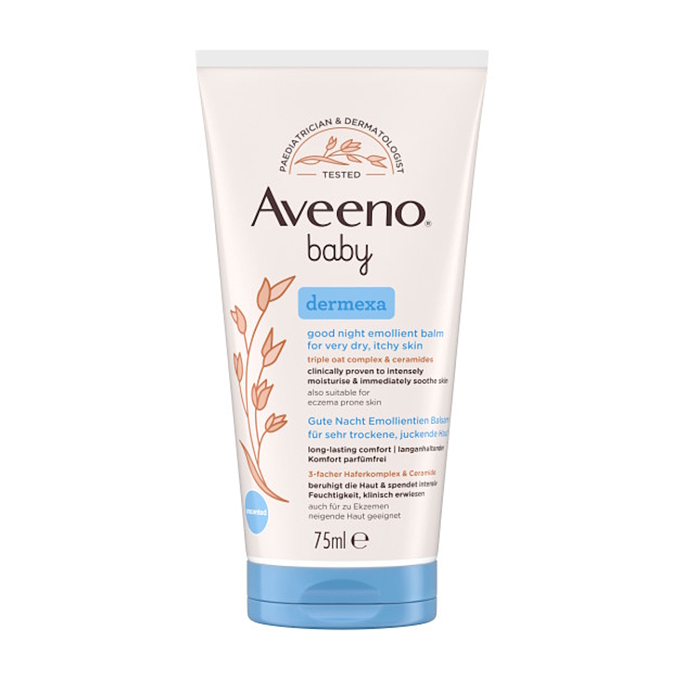 AVEENO Baby dermexa emolienční balzám na dobrou noc 75 ml
