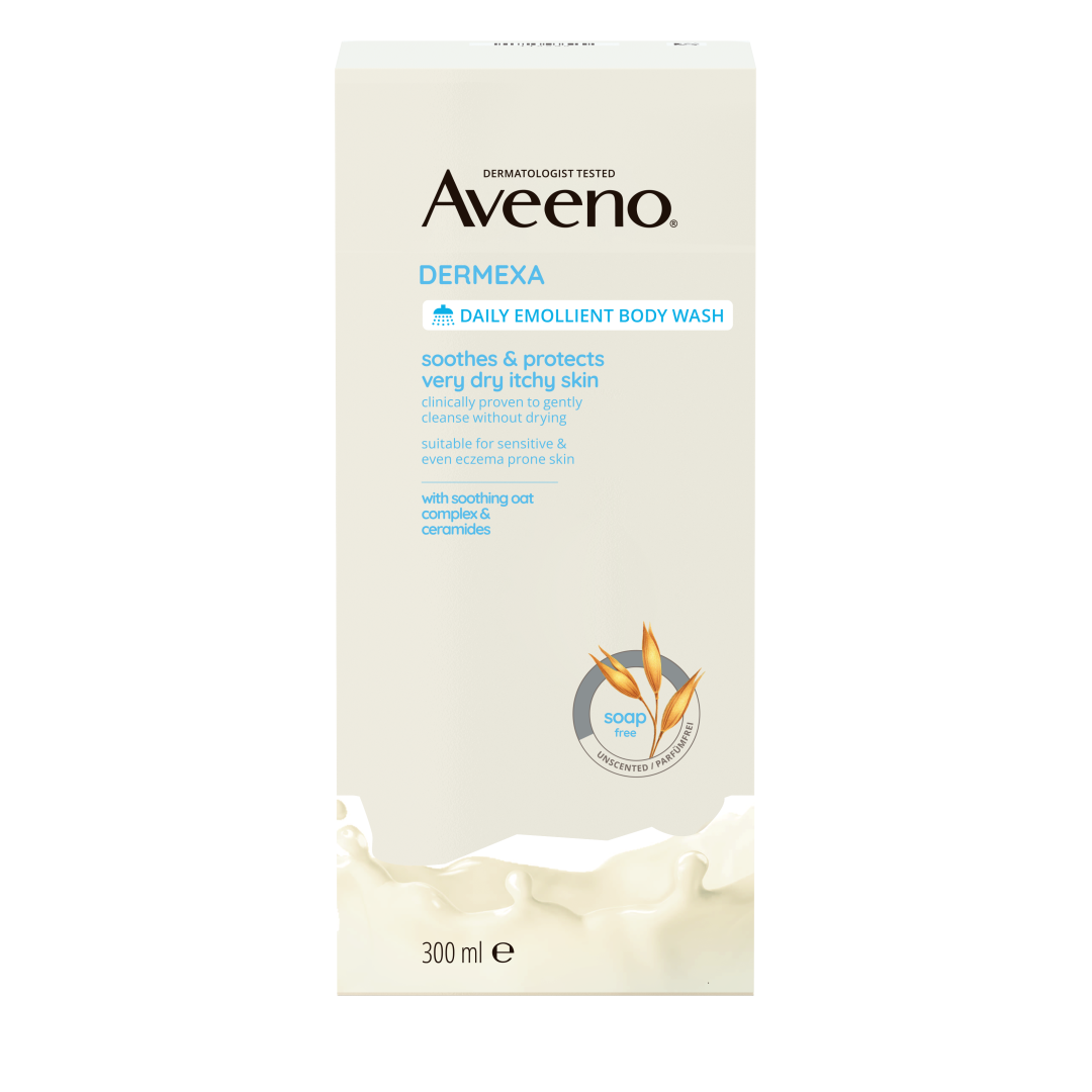 AVEENO Dermexa Emolienční sprchový gel bez parfemace 300 ml