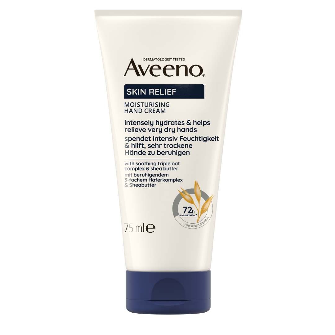 AVEENO Skin Relief Hydratační krém na ruce bez parfemace 75 ml