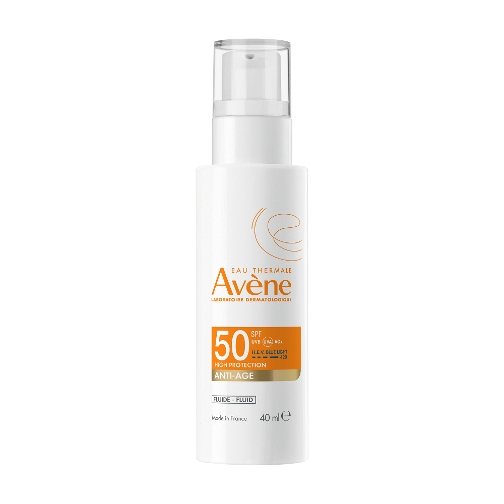 AVÈNE Anti-age Fluid na opalování SPF 50 UVB-UVA-HEV 40 ml