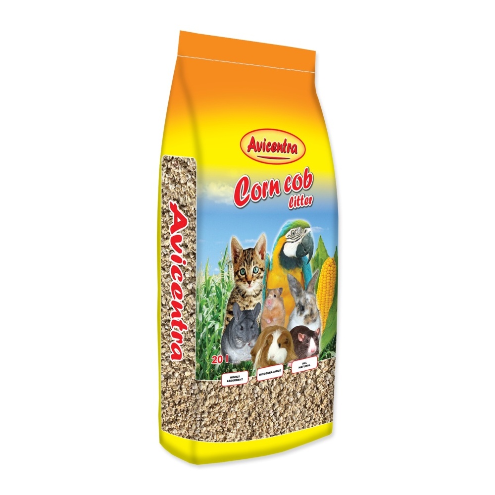 Avicentra Podestýlka kukuřičná hrubá 20 l
