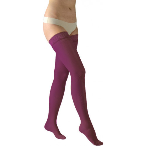 Avicenum Phlebo 140 Jemné punčochy stehenní vel. L long vínové