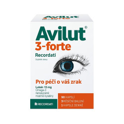 AVILUT 3-forte Recordati 90 kapslí