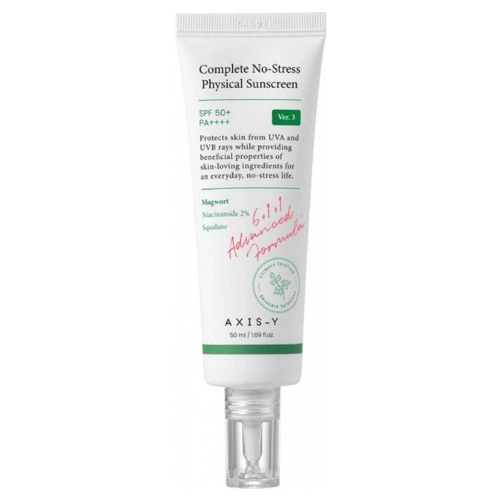 AXIS-Y Complete No-Stress Physical Sunscreen SPF50+/PA++++ - 50 ml