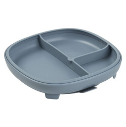 B.BOX Dělený talířek s přísavkou 2v1 modrý