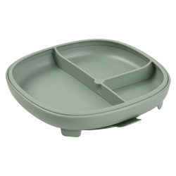 B.BOX Dělený talířek s přísavkou 2v1 zelený