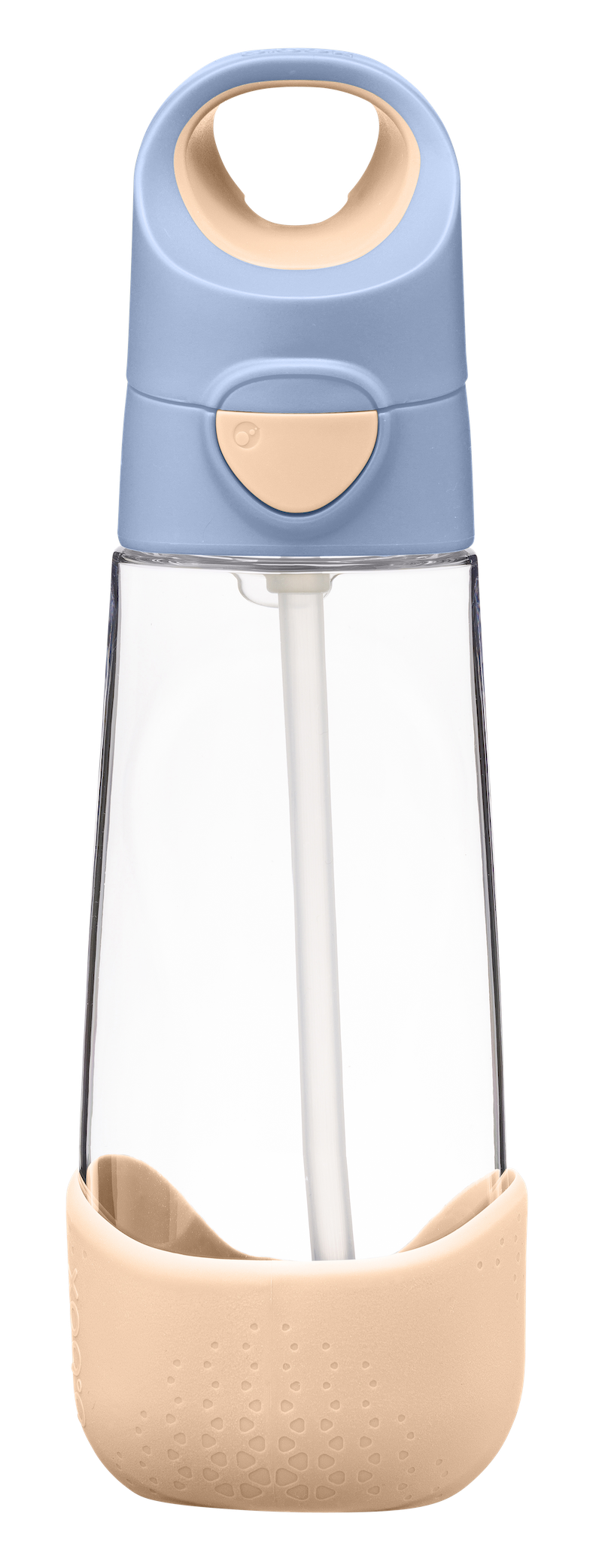 B.BOX Lahev na pití s brčkem 600 ml - broskvová