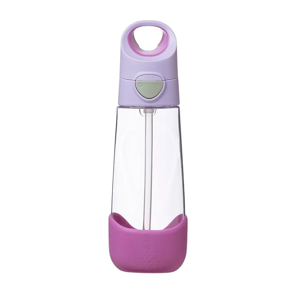 B.BOX Lahev na pití s brčkem sugar plum 600 ml