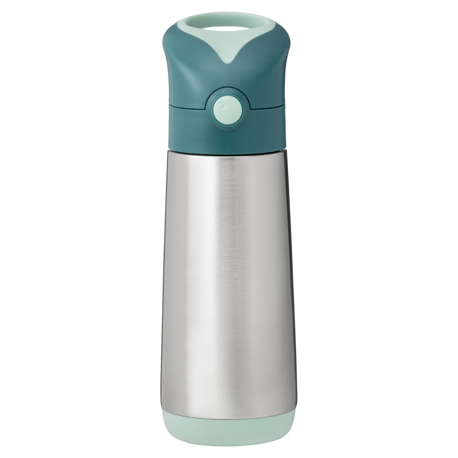 B.BOX Termoska na pití s brčkem emerald forest 12m+ 500 ml