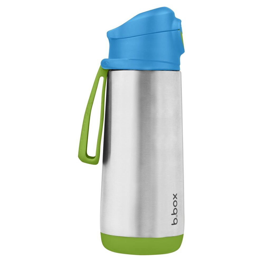 B.BOX Termoska na pití sport modrá/zelená 500 ml