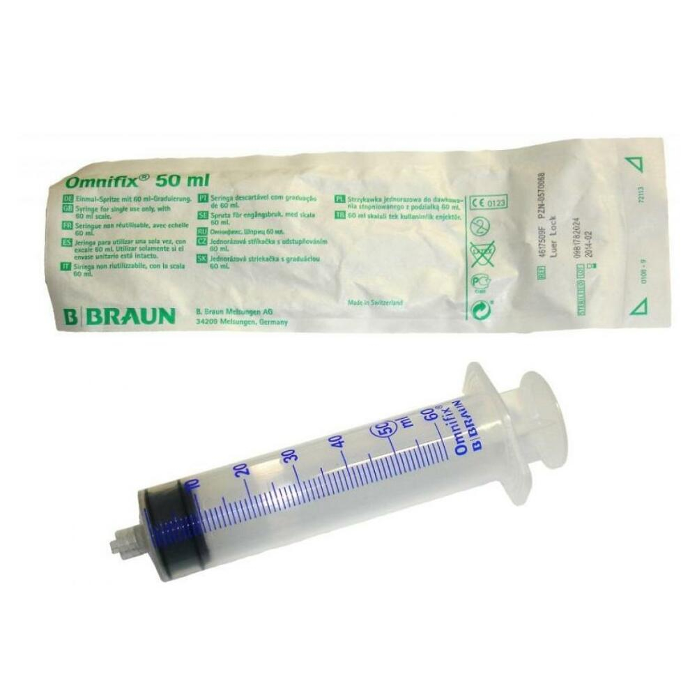 B.BRAUN Omnifix injekční stříkačka 50 ml