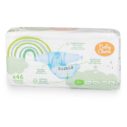 BABY CHARM Super Dry Flex mini vel. 2 pleny 3-6 kg 46 ks