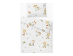 Baby in World Povlečení do postýlky s výplní + pytlík, bavlna, Bunny, 135x100cm/40x60cm