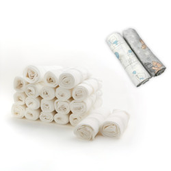 Baby Nellys Kvalitní bavlněné pleny TETRA LUX 60x80cm, 20ks v bal. + 2