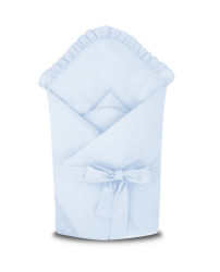 Baby Nellys Rychlozavinovačka s volánkem a stuhou Royal - sv. modrá