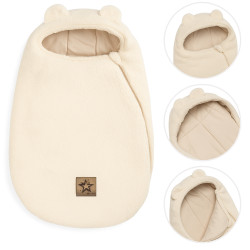 Baby Nellys Teploučky fusak Beránek exclusiv, 85x50cm  - ecru