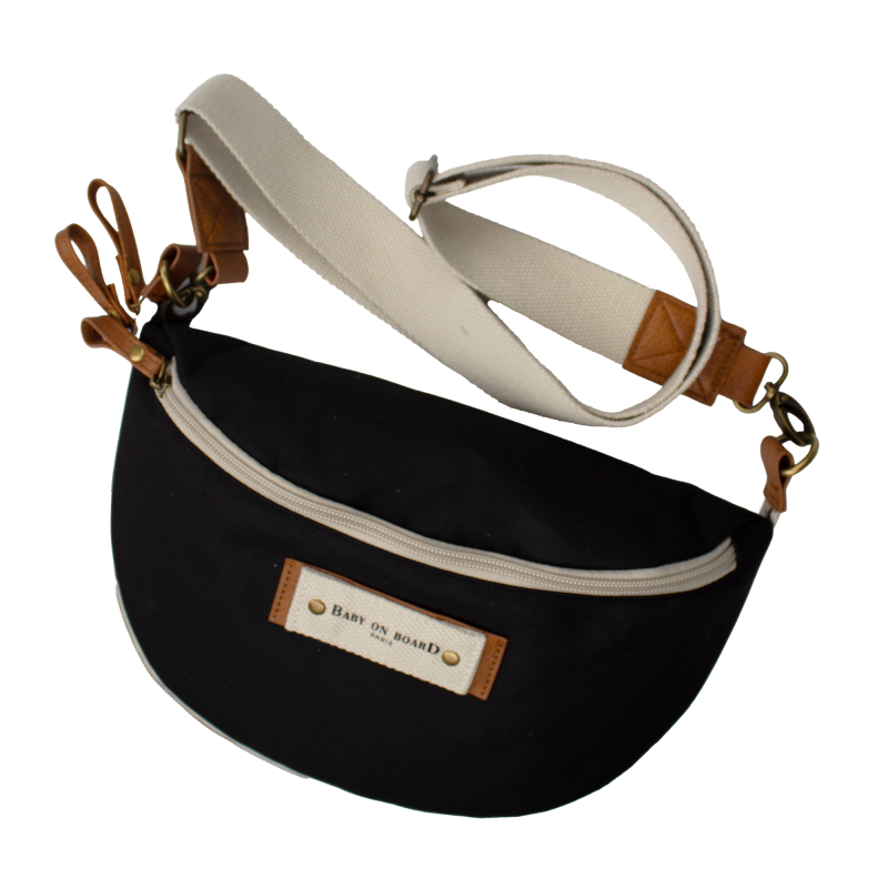 BABY ON BOARD přebalovací Crossbody taška Armelle Black