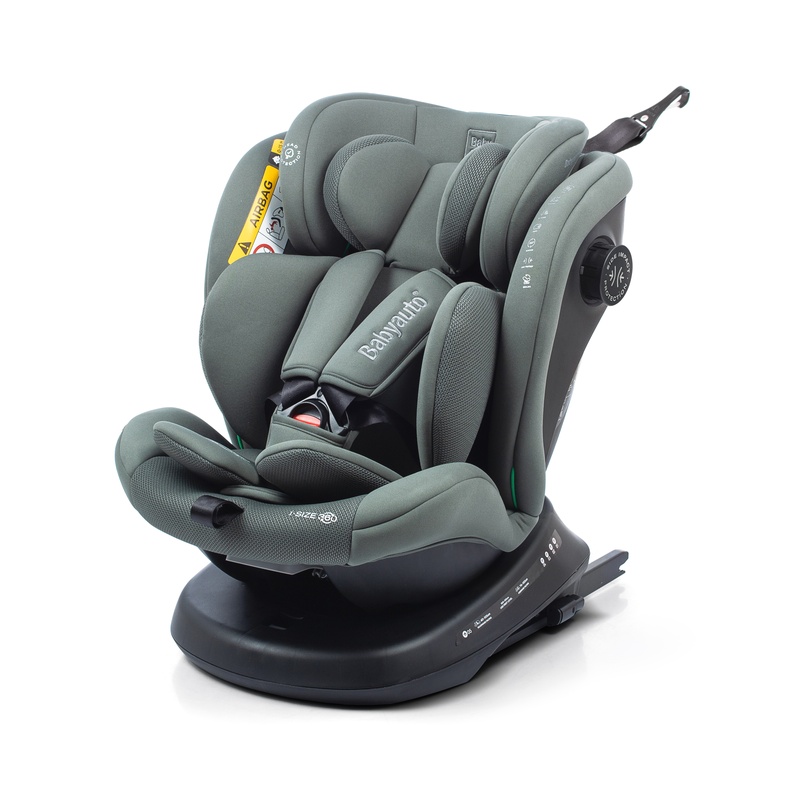 Babyauto VALORA i-Fix i-Size 360° 40-150 autosedačka, PINE GREEN