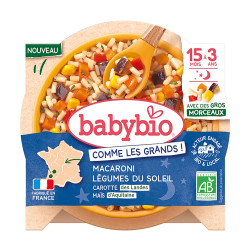 BABYBIO Makaróny s letní zeleninou 200 g