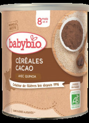 BABYBIO nemléčná bio kaše s kakaem 220 g
