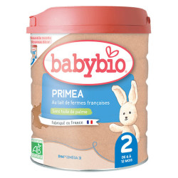 BABYBIO Primea 2 Pokračovací kojenecké mléko od 6-12 měsíců BIO 800 g