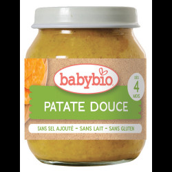 BABYBIO Sladké brambory BIO 4m+ 130 g