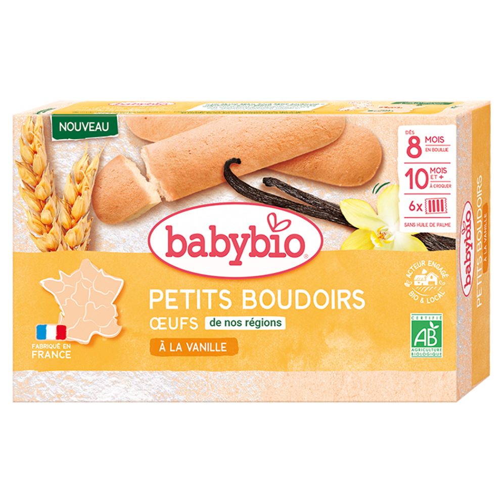BABYBIO Vanilkové piškoty 120 g