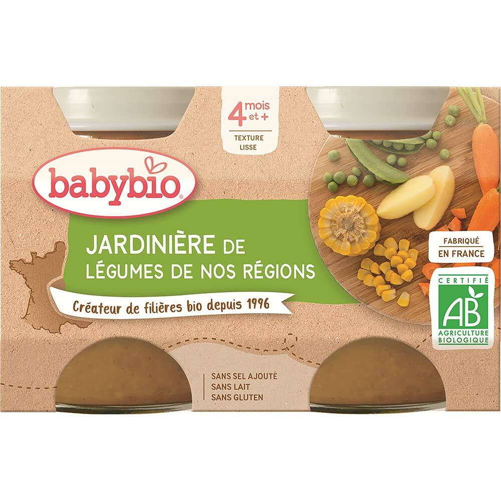 BABYBIO Zeleninová směs 2x130 g