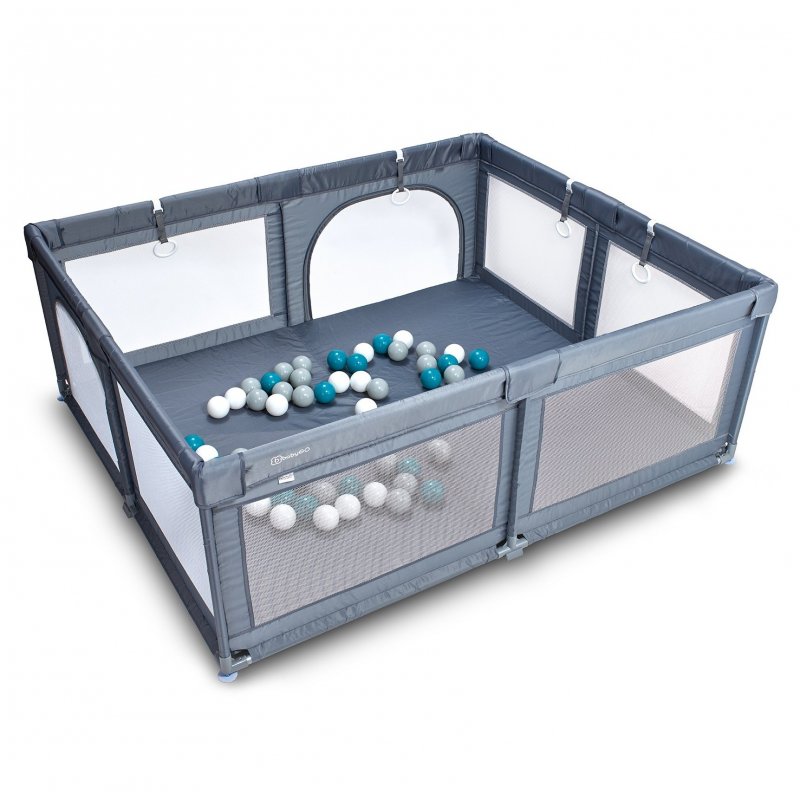 BABYGO ohrádka Playpark Grey