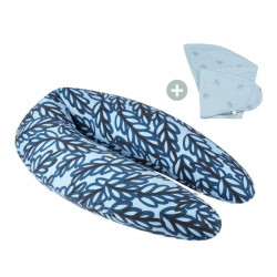 Babymoov multifunkční polštář B.LOVE BUNDLE Vegetal + náhradní potah Wind Blue