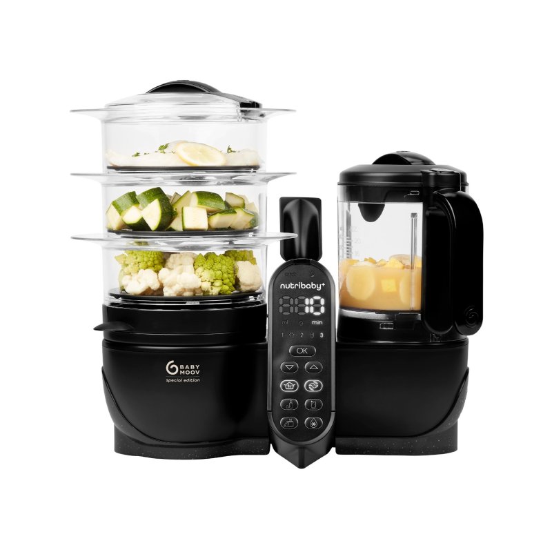 Babymoov multifunkční přístroj Nutribaby+ XL Mineral Black