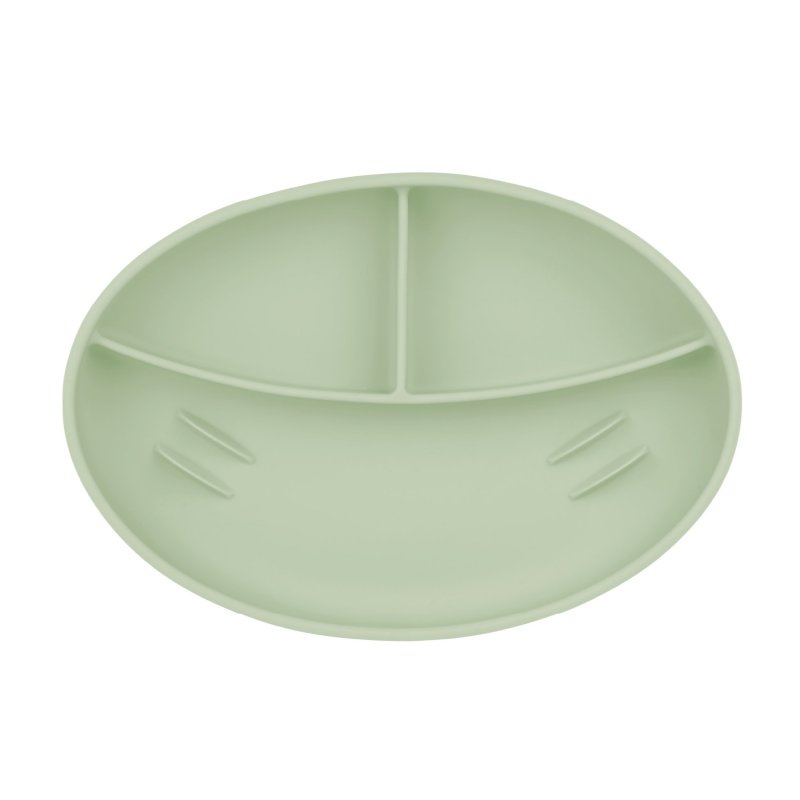 Babymoov silikonový talíř Green
