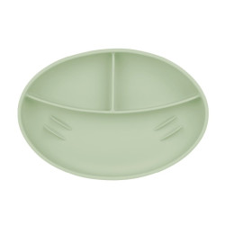 Babymoov silikonový talíř Green