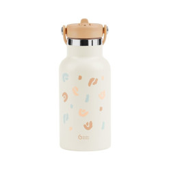 Babymoov termoska s pítkem 350ml Little Explorer Ivory