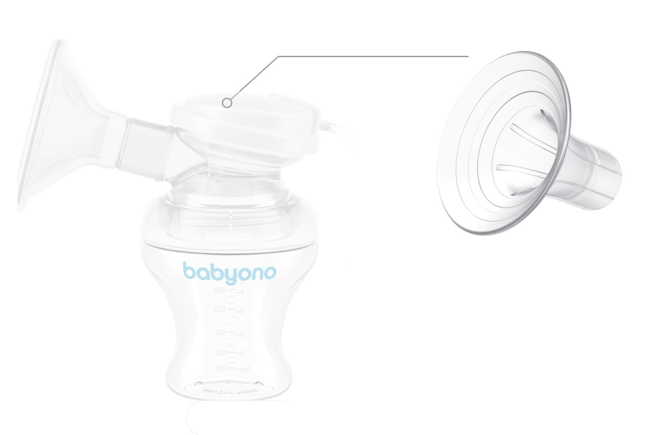 Babyono Náhradní díl - silikonový trychtýř na odsávačku mateřského mléka