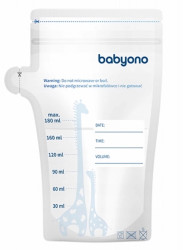 Babyono Sáčky k uskladnění potravy , 180 ml - 30ks