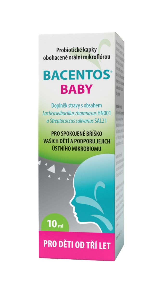 BACENTOS Baby Orální probiotické kapky 3+ 10 ml