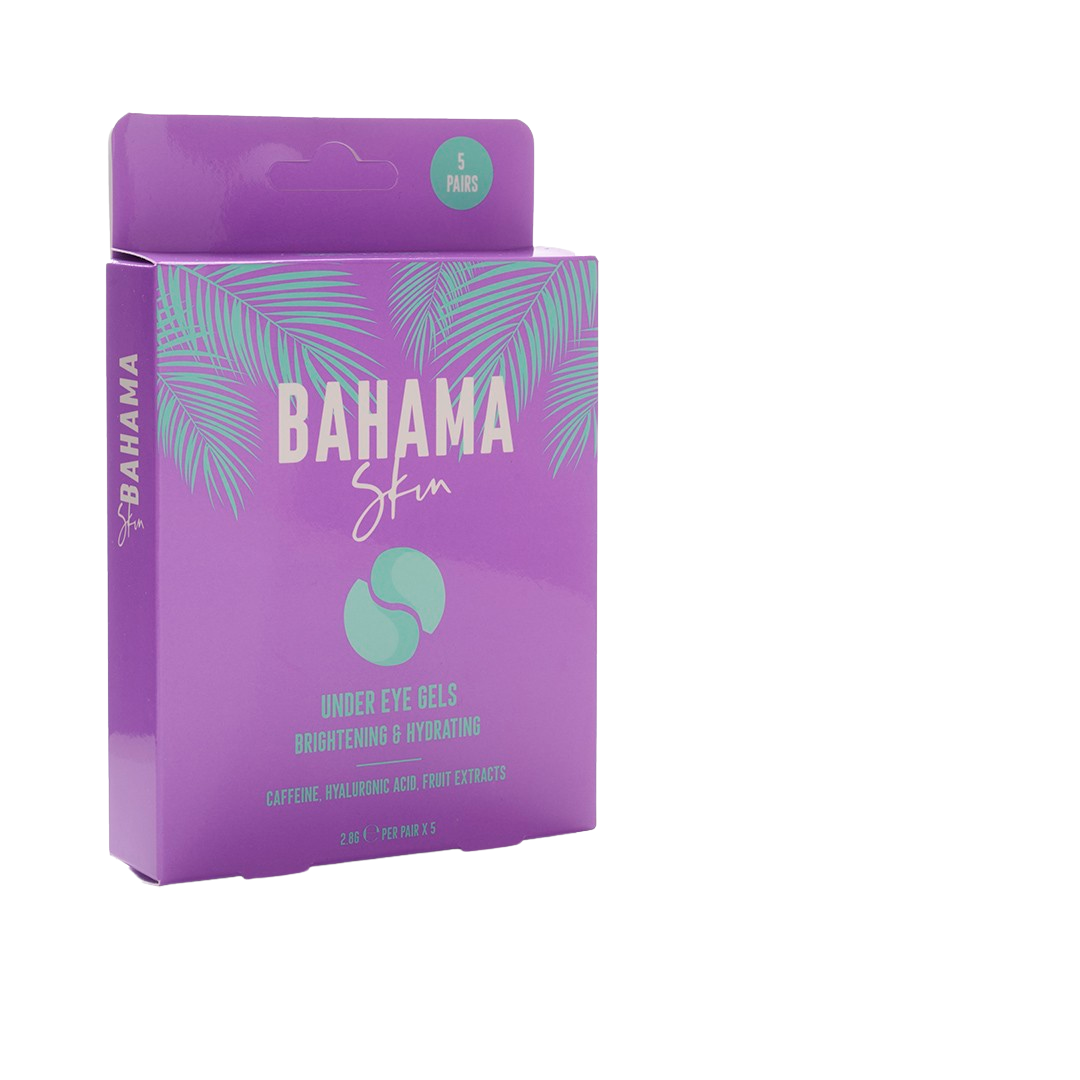 BAHAMA Skin Under Eye Gels rozjasňující polštářky pod oči 5 párů