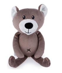 balibazoo Dětská plyšová hračka/mazlíček Medvídek, 19cm, hnědý