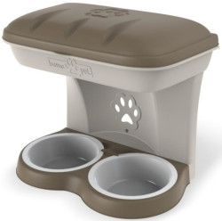 BAMA Misky pro psy k zavěšení na zeď, MAXI barva hnědá