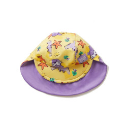 bambinomio Čepice dětská koupací, UPF 40+, Sand, 44-52 cm -1-2 r