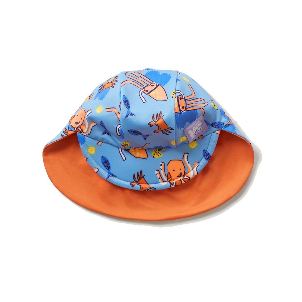 bambinomio Čepice dětská koupací, UPF 40+, Wave, 44-52 cm -1-2 r
