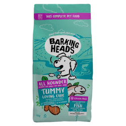 BARKING HEADS All Hounder Tummy Lovin' Care Fish granule pro psy, Hmotnost balení (g): 12 kg