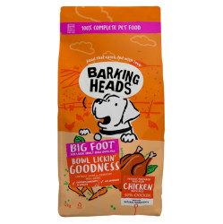 BARKING HEADS Big Foot Bowl Lickin Good Chick granule pro psy 12 kg