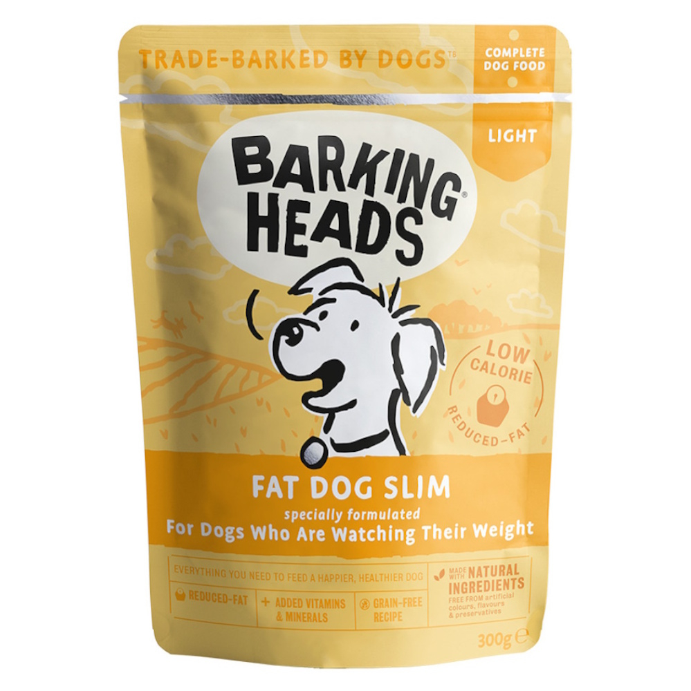 BARKING HEADS Fat Dog Slim kapsička pro psy 300 g