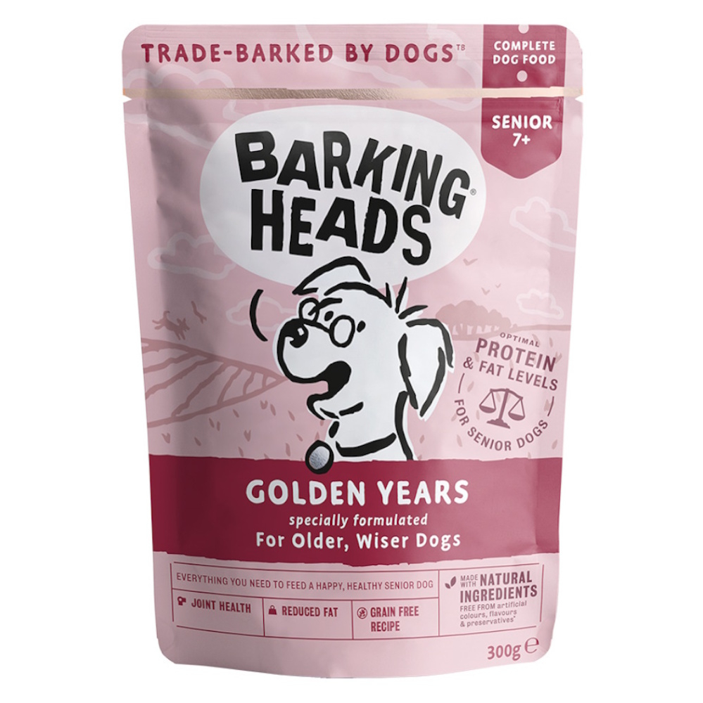 BARKING HEADS Golden Years kapsička pro psy 300 g