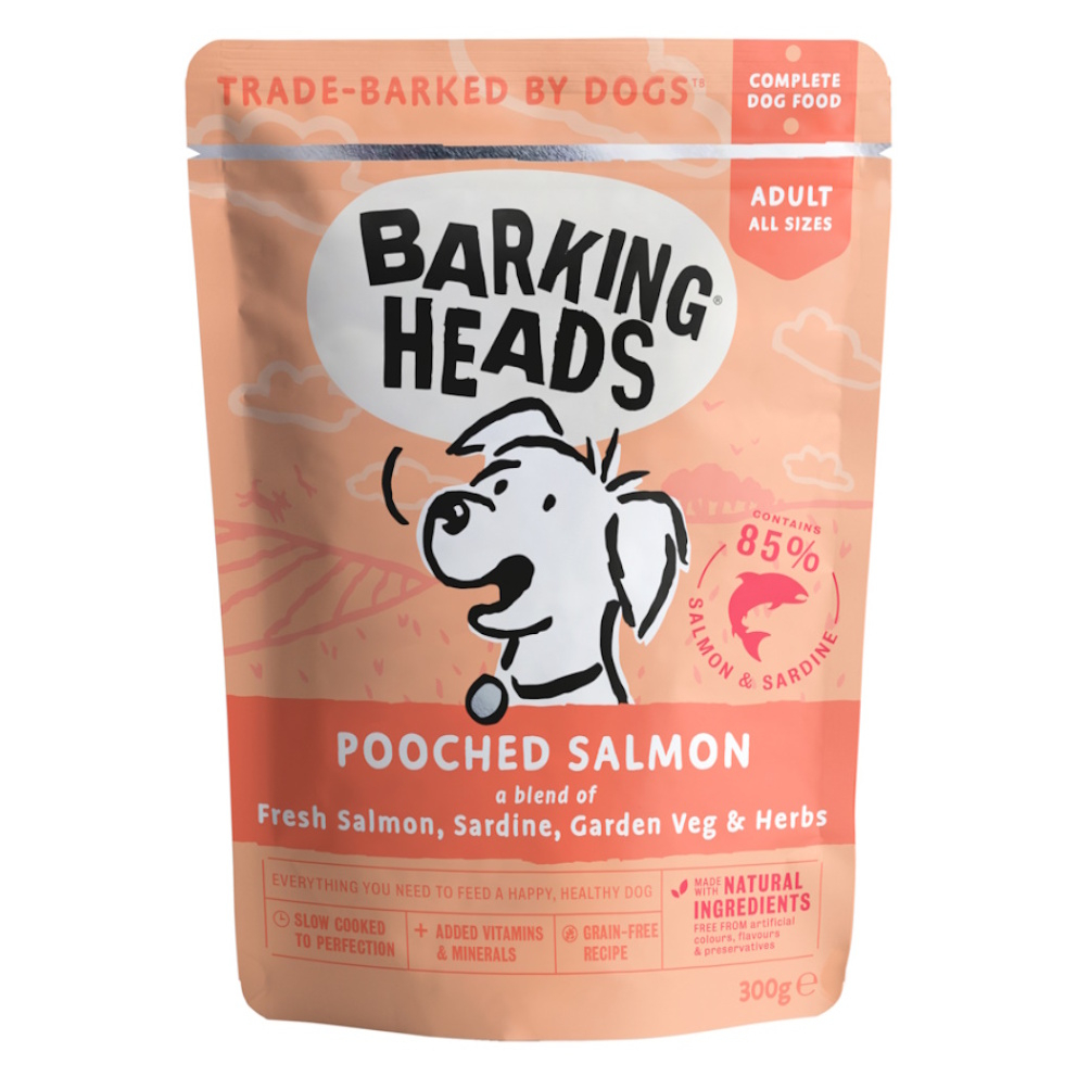 BARKING HEADS Pooched Salmon kapsička pro  psy 300 g