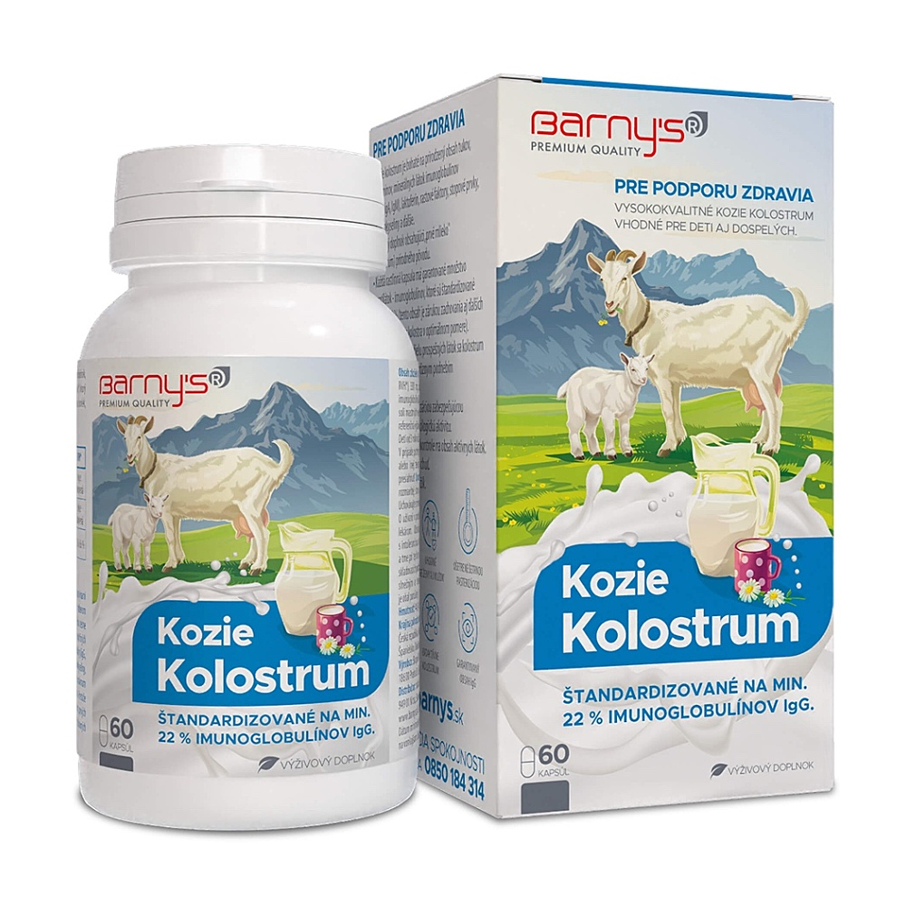 BARNY´S Kozí kolostrum 60 kapslí