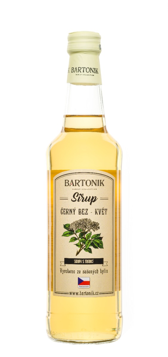 BARTONIK Sirup černý bez - květ 500 ml